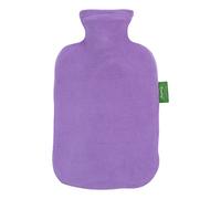 Fashy Hot Water Bottle 2.0 L with 100% Recycled Fleece Cover Made of Polyester 67405 55