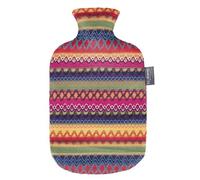 Fashy - hot water bottle ribbed on one side gray 2 liters - 1 pc