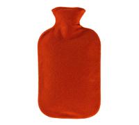 Fashy Hot Water Bottle with Fleece Cover 2.0L - Red
