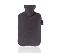 Fashy Hot Water Bottle with Soft Fleece Cover in Grey