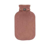 Fashy Hot Water Bottle with Turtleneck Knitted Cover Brown 2 L