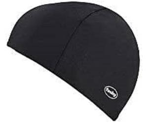 Fashy Men's Fabric Swim Cap - Black/White