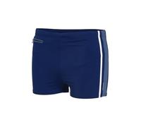 Fashy Mens Navy Swim Trunks with Zip Pocket, Blue, XXX-Large