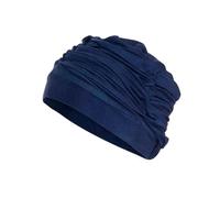 Fashy Pleated Soft Fabric Cap - Classic - Navy