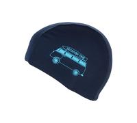 Fashy Printed Polyester Fabric Swim Cap in Navy Fashy Navy