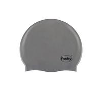 Fashy Silicone Adult Swim Cap - Silver