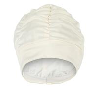 Pleated Fabric Swim Cap Fashy Cream One Size