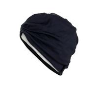 Fashy Turban Fabric Swim Cap - Black