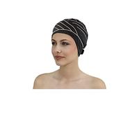 Fashy Women Exclusive Fabric Swim Cap - Black/Brown, One Size
