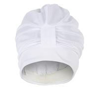 Fashy Women's 3473 10 Fabric Swim Turban with Velcro Strip - White