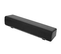 fasient PC Soundbar USB Wired 3D Stereo Soundbar 2.0 Channel Lossless Bass Home Theater Stereo Sound Bar Bass Surround Sound Box with 3.5mm Audio Plug for Desktop,laptop,TV,Smartphone,etc.(Black)