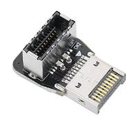 fasient1 USB 3.1 Front Panel Socket Type-E to USB 20Pin Header PC Motherboard 90 Degree Steering Elbow Converter