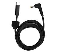 Fasient1 USB C to 4.0mm Charging Cable, PD to DC Adapter, Type C Male to 4.0x1.7mm Right Angle, 3A 65W Fast Charging, with Cable Tie