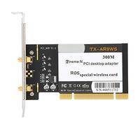 fasient1 Wireless WiFi Card | 2.4GHz 300Mbps PCIe Wireless Card WiFi Adapter | PCI Express (PCIe) WiFi Network Card with Dual Antenna for Desktop/PC Gaming