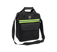 FASITE Electrician'S Single Shoulder Tool Box - Portable Hardware Storage Suitcase with Maintenance Pouch Black