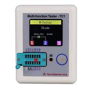 Fasizi 1.8inch Colorful Display Pocketable Multifunctional TFT Backlight Transistor LCR-TC1 Tester for Diode Triode Capacitor Resistor Transistor LW21