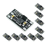 Fasizi 10PCS Multifunctional DIY Mini DC-DC Lithium Battery Boost Module Step Up Board Converter 3.7V to 12V Voltage Regulator Adjust 5V/8V/9V LED Indicator