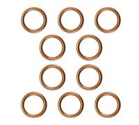 Fasizi 10Pcs Pit Bike Aluminum Exhaust Gasket for Compatible with 50cc 60cc 80cc 125CC OD 30mm Motorcycle Accessories