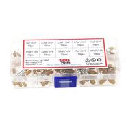 Fasizi 10Values 16V 1uF~100uF Tantalum Capacitor Assorted kit with Plastic Box - 100PCS