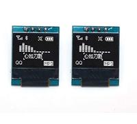 Fasizi 2Pcs 4P 0.66inch OLED Display Module 64x48 Screen IIC I2C for Arduino AVR STM32 LCD Module
