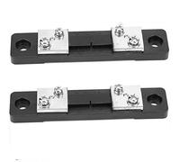 Fasizi 2PCS FL-2 50A 75MV DC Current Shunt Resistor For Ampere Panel Meter