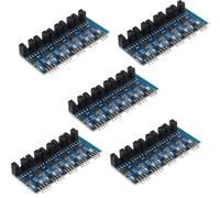 Fasizi 5pcs LM393 Speed Sensor Module Infrared Optocoupler Slot-Type Motor Comparator 3.3V-5V Speed Detector/Counter Module for Arduino ARM MCU Robot Motor Test