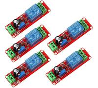 Fasizi 5pcs NE555 12V DC Adjustable 0-10 Second Timer Delay Relay Switch Module Shield for Arduino Raspberry Pi