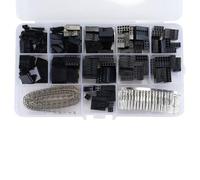 Fasizi 620pcs 2.54mm Crimp Connectors Kit, Male and Female Crimp Terminals, Wire Connectors for Replacing or Repairing Broken Wire