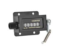 Fasizi Bale Counter, Mechanical Counter Reset Function, Durable Clear Glass Mirror Design, Precise 5-Digit Counting Tool, Mechanical Components