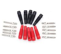 Fasizi Banana Plugs 10pcs 20A Banana Connectors Speakers Connectors 4mm Connector Cases Banana Plugs Test Probe Binding Post Connector