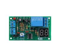 Fasizi DC 12V Adjustable Digital Delay Timer Relay Module Display Countdown Timer Switch 1-99 Seconds 1-99 Minutes On Off Timing Control