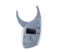 Fasizi Digital Fat Caliper Fat Measurement Tool Silver 0-50mm Range for Fitness Health Assessment and Body Analysis