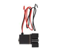 Fasizi Direct Acting Solenoid Valve 2 Pin 2 Way Plastic Quick Response Valve for Water Gas Oil Pneumatic Control 12V DC 1/4'' 59.30x40.65x20.38mm