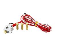 Fasizi High Speed V6 Print Pack for RepRap 3D Printer 1.75 Filament Metal Volcano Extra Nozzles + Heater Block+NTC 3950 Thermistor