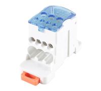 Fasizi Junction Terminal DIN Rail Clamps UKK-80A Main Cable Distribution Box DIN Rail Terminal Block for Electrical Engineering Distribution Cabinets