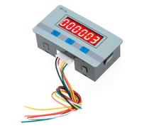 Fasizi Mini Digital Counter Module DC/AC5V-24V Electronic Totalizer with NPN and PNP Signal Interface 1-999999 Times Counting Range