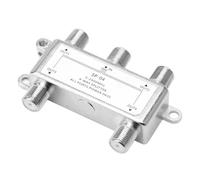 Fasizi Power Divider,one Input and Four Outputs,Splitter 4-Way 5-2400 Mhz Satellite Amplifier for TV and Radio Satellites, Ukw, DC Passage