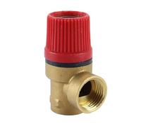 Fasizi Pressure Relief Valve G1/2 Inch, DN15 Brass Diaphragm Safety Valve, 3 Bar Internal Thread Bleed Valves for Water, Oil, Gas, Water Heater