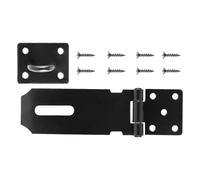 Fasizi Stainless Steel Door Lock Cabinet Security Hasp 4 Inch Door Lock Hasp with Screws Perfect for Lockers Boxes Cabinets