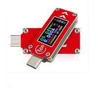Fasizi TC64 Type-C Color LCD Display USB Voltmeter Ammeter Voltage Current Meter Multimeter Battery PD Recharge Power Bank USB Tester