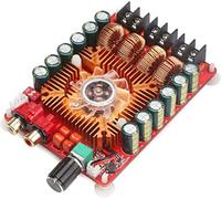 Fasizi TDA7498E 2x160W Dual Channel Audio Amplifier Board, Support BTL Mode 1X220W Single Channel, DC 24V Digital Stereo Power Amp Module for Car Vehicle Computer Speaker DIY