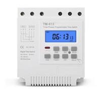 Fasizi Timer DIN Rail, 380 V Programmable Time Relay, Time Relay,Weekly Timer 1s-24h