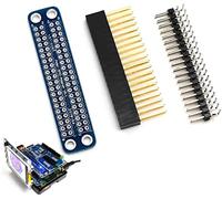 Fasizi Unassembled Double GPIO Adapter for Raspberry Pi 3 Model B, 2 Model B, A+, B+, Zero Transfer GPIO to Front