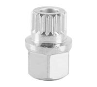 Fasizi Wheel Lock Lug Nut Screw Removal Key 33/17PT for BMW 5/3/1 Series,X1/3/5/6 Steel Silver Tone(33/17PT)