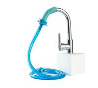 Fasksh Universal Silicone Shower Hose Adapter for Shower Head, Pet Bathing, and Cleaning - Versatile Silicone Hose Connector