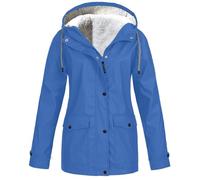 FASLOLSDP Down Jacket Women's Waterproof Breathable Foldable Raincoat Lightweight Outdoor Jacket Windbreaker Jacket Thin Packable Rain Jackets Transition Jacket Wind Jacket with Hood Functional Jacket