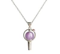 Fasmium Army-bomb Necklace Inspired by K-pop Lightstick Electroplating Plated Jewelry with Pendant Charms for Pop Stars World Concert Gifts
