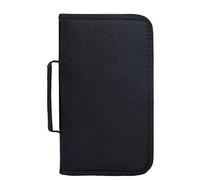 Fasmov 128 Disc CD/DVD Binder DVD Portable Wallet Case Holder CD Organizer Protective DVD Storage, Black