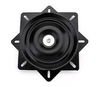 Fasmov 7" Heavy Duty Bar Stool Swivel Replacement Seat Swivel Base Bar Stool Swivel Plate,Black