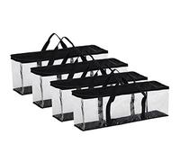 Fasmov Set of 4 DVD Storage Bags Hold up to 160 DVDs (40 Each Bag) , Pack of 4